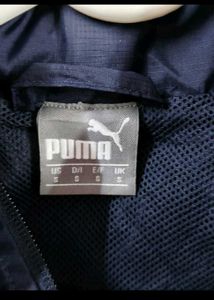 Puma Navy Blue Windbreaker Jacket