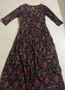 Black Elegant Flared Kurta 🖤