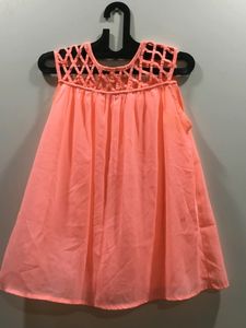 Ginger Neon Peach Top