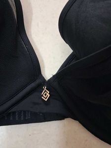 32D ThirdLove Black Mesh Bra