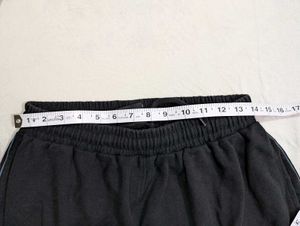 IetsFrans Black Baggy Fit Sweatpants ( unisex )