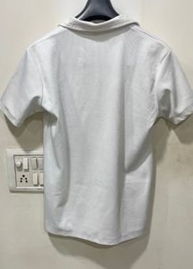 Men's White Polo T-Shirt