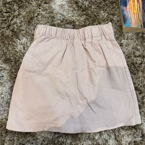 Blush Mini Skort with Slit