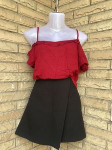 Cute Red & Black Outfit