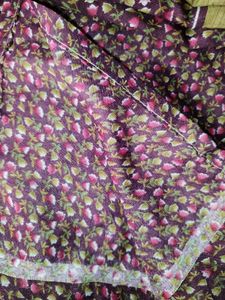 Chic Floral Print Kurta