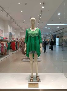 Green Embroidered Top