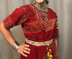 Vibrant Red Navratri Lehenga Choli