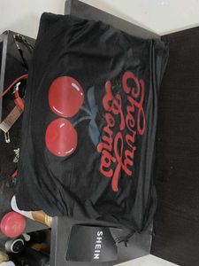 Black Cherry Bomb Graphic Tube Top