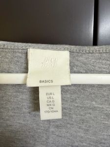 Classic Grey V-Neck T-Shirt