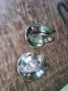 Set of 6 Vintage Metal Bowls