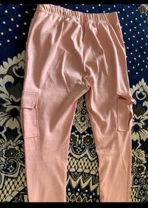 Pink Cargo Joggers