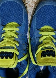 Lotto Blue &amp; Neon Green Running Shoes