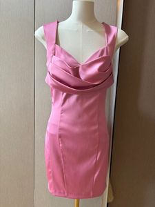 Vintage Pink Bodycon Cocktail Dress