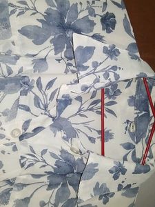 PRICE DROP! Blue Floral Print Midi Dress