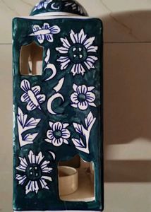 Decorative Tealight Holder with Floral Design