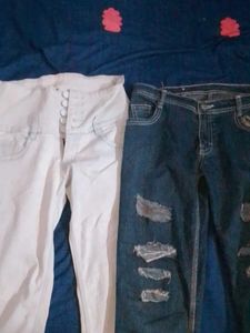 2 used Women's Jeans