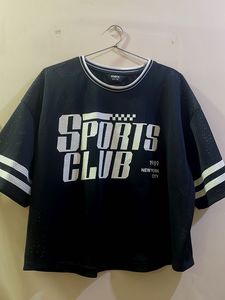 Retro Sports Club Jersey - Black