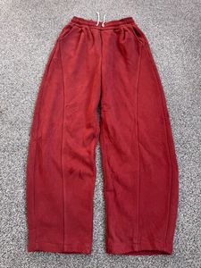 Loose Fit Red Sweatpants