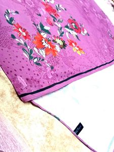 Vintage Floral Print Scarf