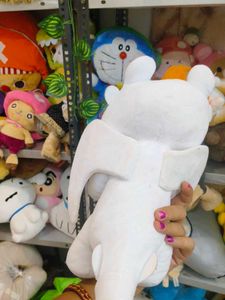 White Dragon Plush Toy with Heart