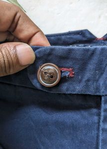 teenie weenie Navy Blue Casual Trousers