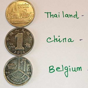 Set Of 6 UNC Condition Foreign Coins