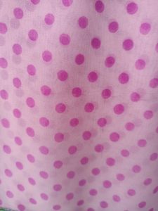 Pink And Purple Dotted Saree