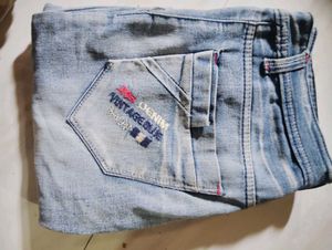 Vintage Blue Denim Jeans