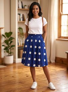 Blue Polka Dot Dress