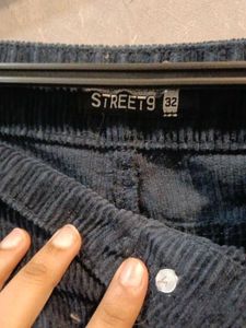 Dark Wash Wide Leg Pants (size-32)