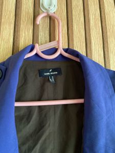 Royal Blue Sleeveless Blazer Vest