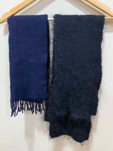 Bundle of 2 Scarves - Navy & Black