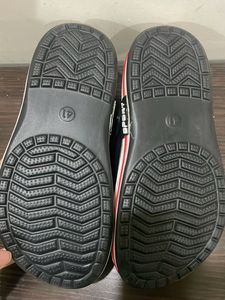 Comfortable Black Crocs style slippers for Women