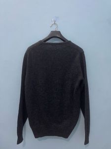 Classic Gray V-Neck Sweater