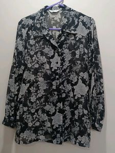 Floral Button-Down Shirt