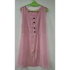 Pink Sleeveless Dress