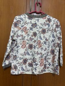 Beautiful Floral Ethnic Jacket