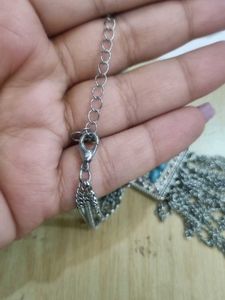 Blue Stone 3 Layered Pendent
