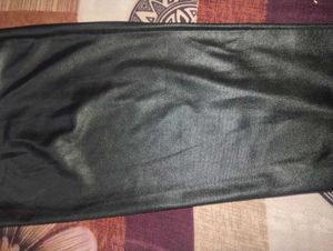 Stylish Black &amp; Red leather Pant