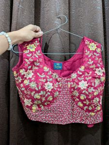 Embroidered Rose pink three piece dress