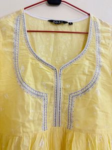 Beautiful Yellow Kurta