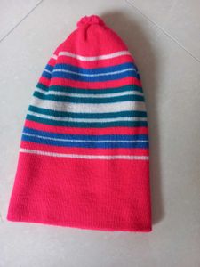 Vintage Striped Beanie Hat for kids