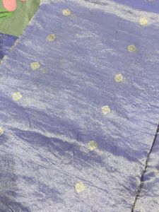 Beautiful Party Wear Lavender Silk Saree