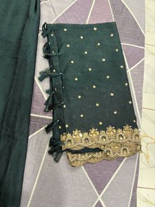 Designer Embroidered 3 piece set💚