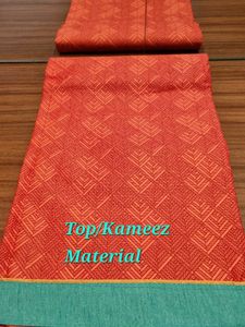 Unstitched 3pc Chanderi SALWAR KAMEEZ MATERIAL