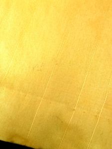 Yellow Saree With Check Blouse