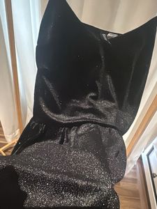 H&amp;M Little Black Slip Romper Dress