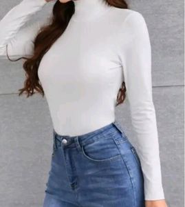 Brand New*** White Turtle Neck Top