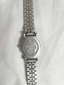 Elegant Silver Tone Watch