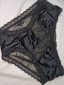 Elegant Black Lace Briefs
